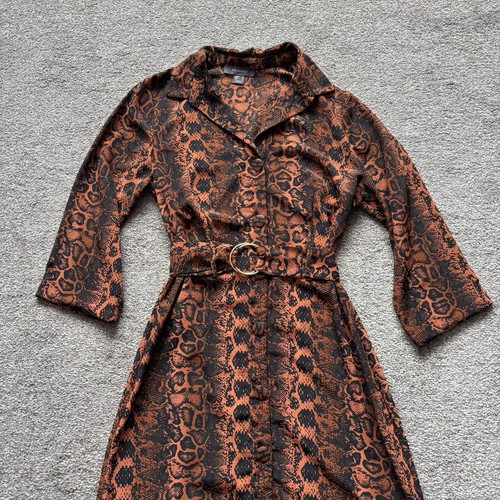 Primark snakeskin shirt dress - snakeskin,
