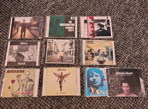 Rock cds bundle nirvana oasis - rock,