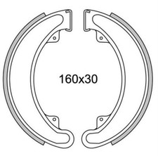 REAR BRAKE HANGERS NEWFREN GF.1150 HONDA CB 350 K4 FROM 2000