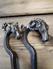 Hand Forged Rams Head Poker 