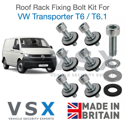 Roof rack fitting bolt kit - rack,