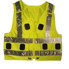 Yaffy Tactical Vest Hi Vis Ex Police Model 511 Utility Security Obsolete Grade B