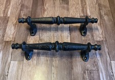 2 Large Heavy Duty Cast Iron