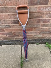 Vintage  Tirion Leather Shooting Stick Seat With Umbrella