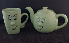 Funny Face Mug & Tea Pot -