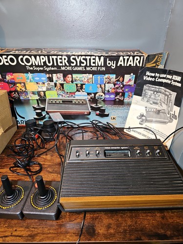 Vintage boxed atari 2600 - vintage,