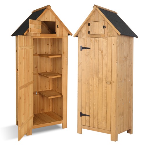 Wooden garden shed outdoor - garden,