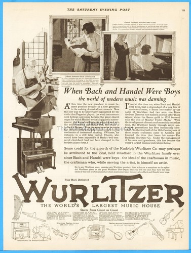 1923 rudolph wurlitzer - 1923,