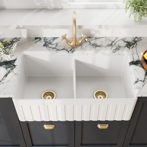 Nuie kitchen sink - nuie, clay