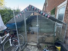 Walk In Chicken/animal Run 3m X 1.5m (2m High At Tallest)  - Used