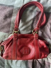 Jasper Conran Debenhams Red Leather Handbag
