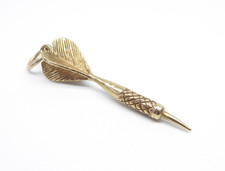 9ct Gold Dart Pendant Large