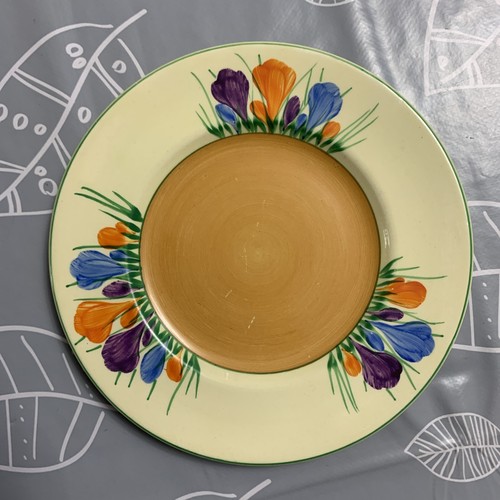 Clarice cliff crocus tea plate - clarice,