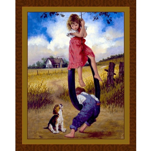 Just hanging around children - hanging,