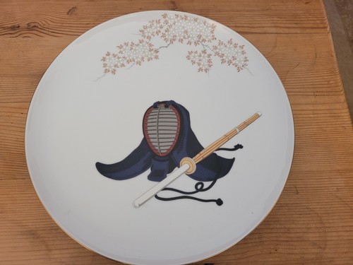Kendo plate with - men, and