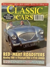 Classic Cars Magazine Healey 100-v-Triumph TR5-v-TVR 3000S August 1996