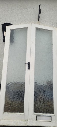 Reclaimed double doors - reclaimed, front
