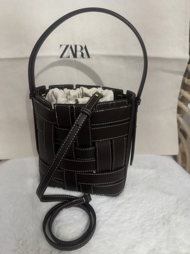 Zara plaited crossbody bag - zara,