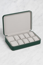 Green Leather Watch Box Travel