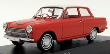 Minichamps 1/43 Scale 400 082002 - 1962 Ford Cortina Mk1 - Red/White Roof
