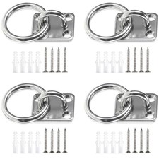 4Pcs Tie Ring on Plate, 30mm x