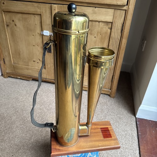 Vintage brass fog horn - brass,
