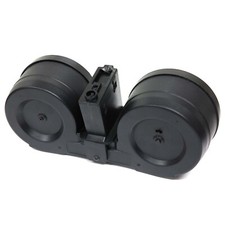 Airsoft 2500rd Electric C-Mag Drum Magazine for TM, G&P, JG, CA M4 AEG Rifle