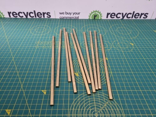 Ten 6mm 3mm 240mm - x, brass