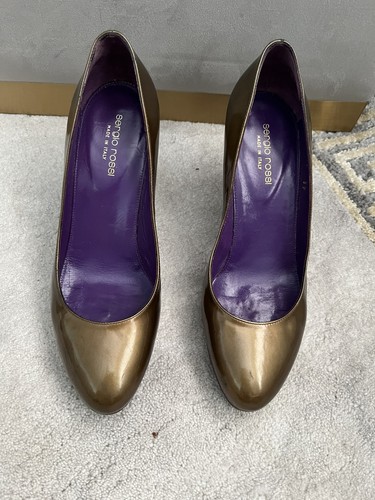Sergio rossi bronze shoes - rossi,