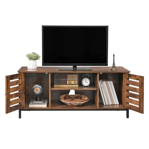 Rustic brown black stand - black, tv