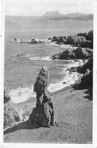 The cave rock laide between - rock,