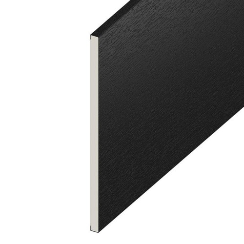 Black ash upvc flat board - ash,