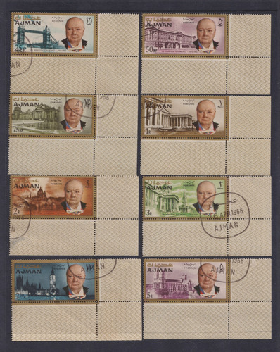 Ajman 1966 winston churchill - 1966,