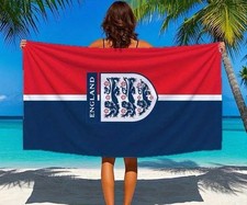 England Football badged Beach Towel Lightweight Large Towel Great New Design