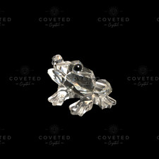 Swarovski Crystal MINI FROG 183113 In the Secret Garden Mint Boxed Rare Retired