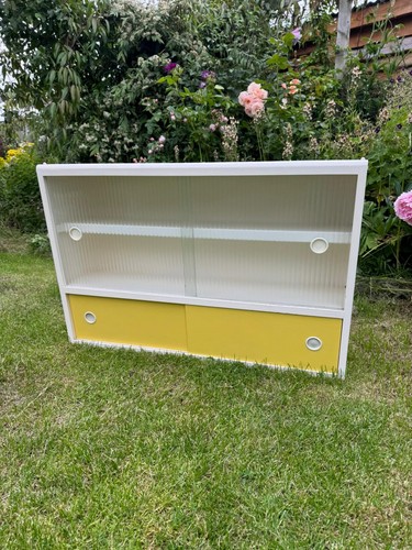 Retro white and - and, yellow