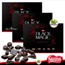 3 NESTLE BLACK MAGIC CHOCOLATES 348g Dark Box Birthday Gift Christmas Present🎄