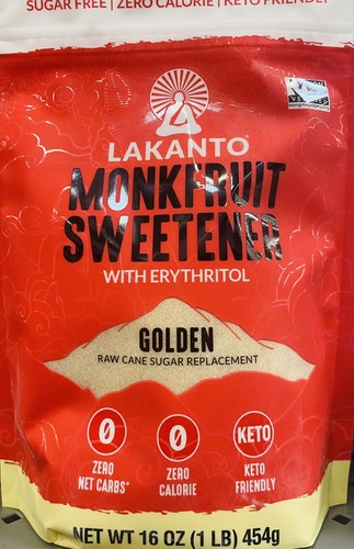 Lakanto monkfruit sweetener - monkfruit,