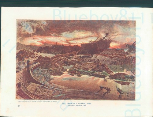 Edwardian print the invincible - edwardian,