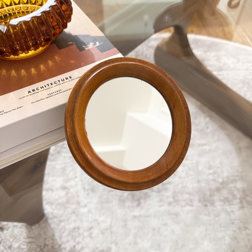 Modern beech vintage round - modern,