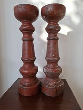 A Pair  of  Large Turned