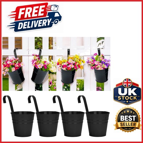 Metal hanging planters set - set, of