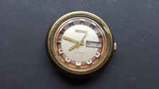 GENTS ALPINA DAY DATE GOLD FILLED AUTOMATIC SWISS WRIST WATCH HEAD 4U2FIX