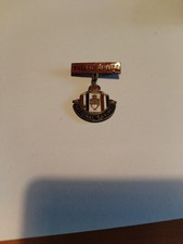 Metal and Enamel National Service 7 Year Service Pin Badge Good Condition