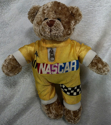 Nascar plush teddy bear - teddy,