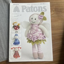 Patons book 3806 - 4 dolls to knitg in Smoothie DK or equivalent yarn,