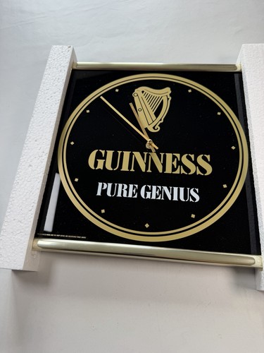 Vintage guinness clock black - guinness,