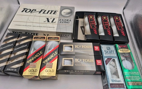 Vintage antique golf - ball, lot