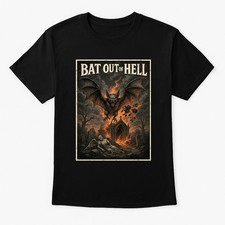 Meat Loaf Bat Out Of Hell Gothic Rock Art Unisex Adults & Kids T-Shirt