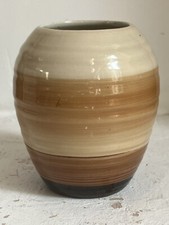Shelly Art Deco Banded Vase -